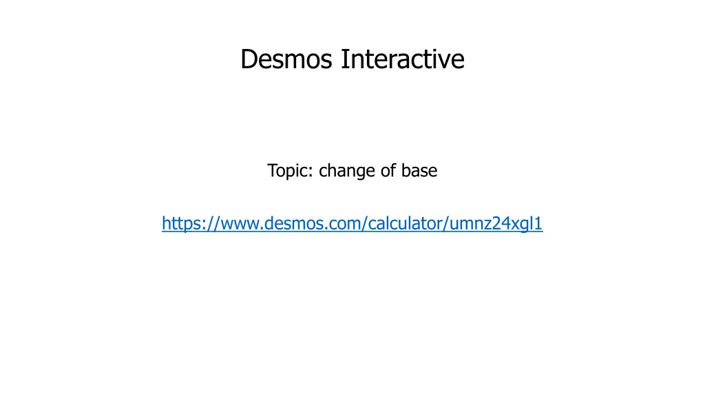 desmos interactive