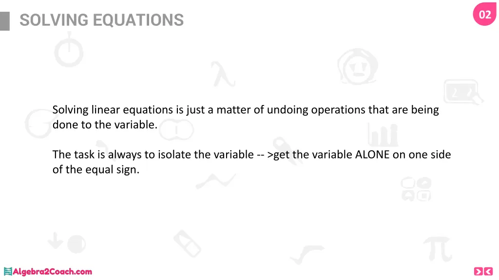 solving equations 1
