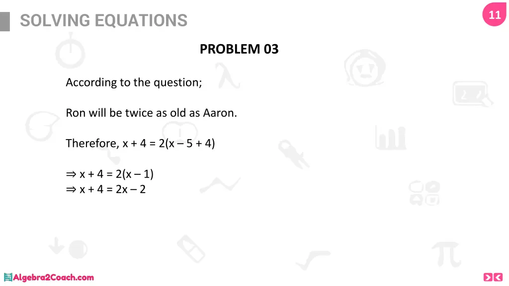 solving equations 10