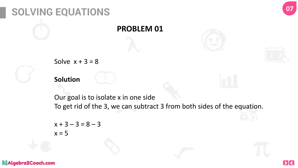 solving equations 6