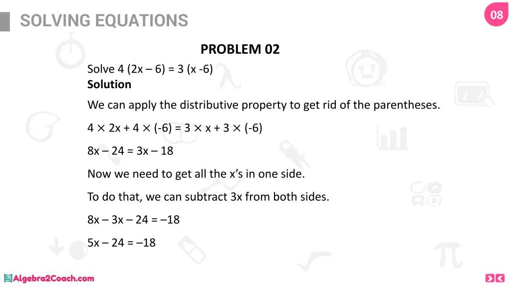 solving equations 7