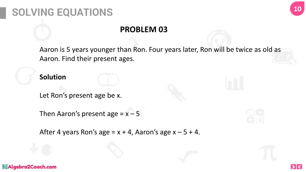 solving equations 9