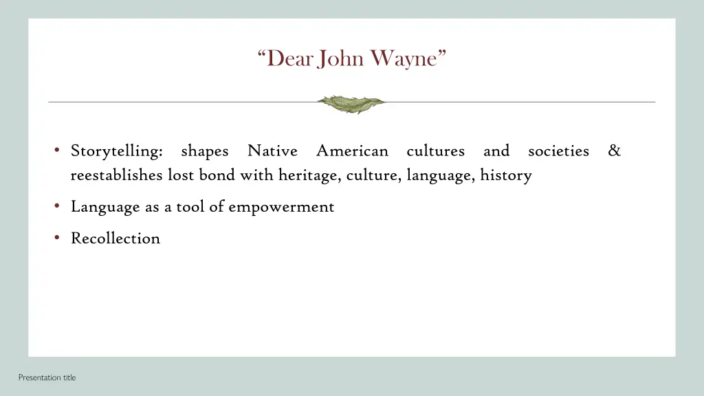 dear john wayne 3