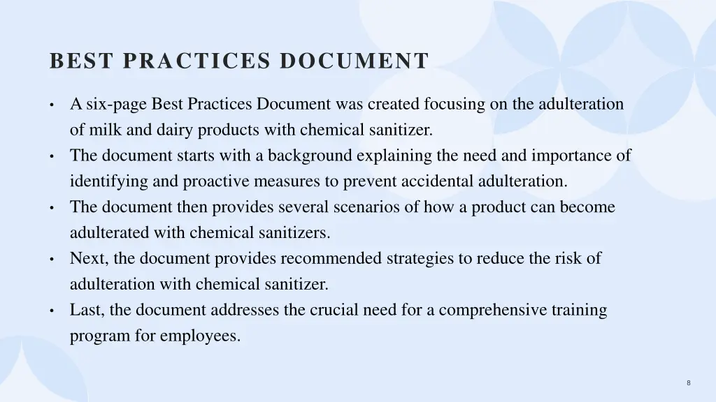 best practices document