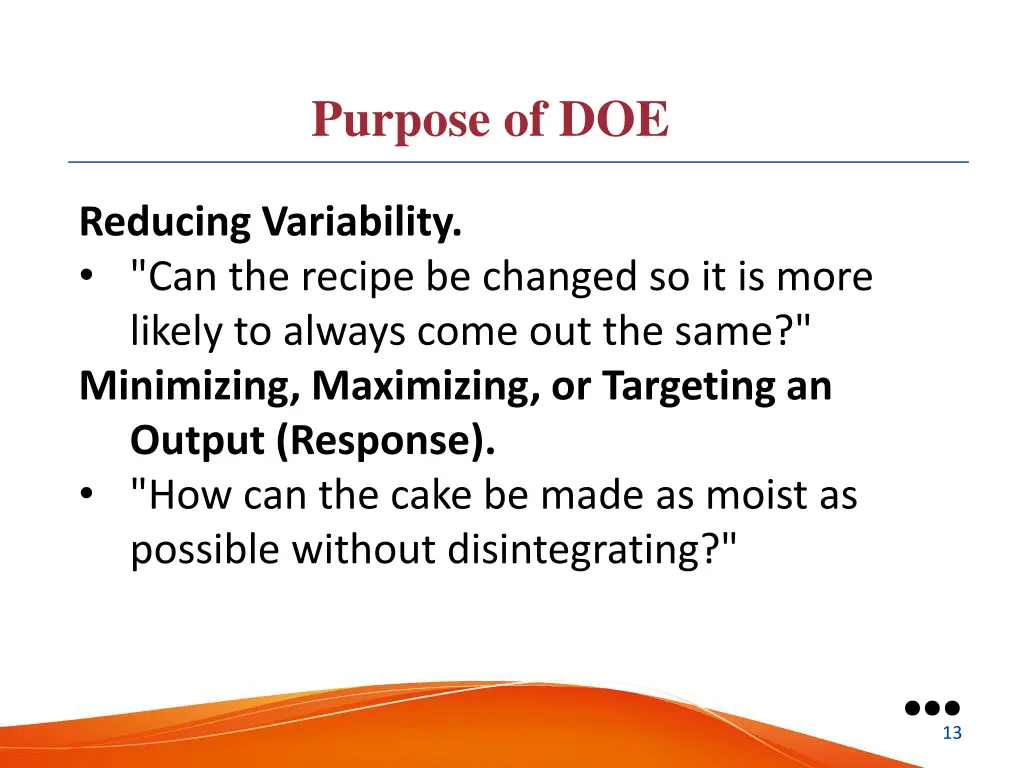 purpose of doe 3
