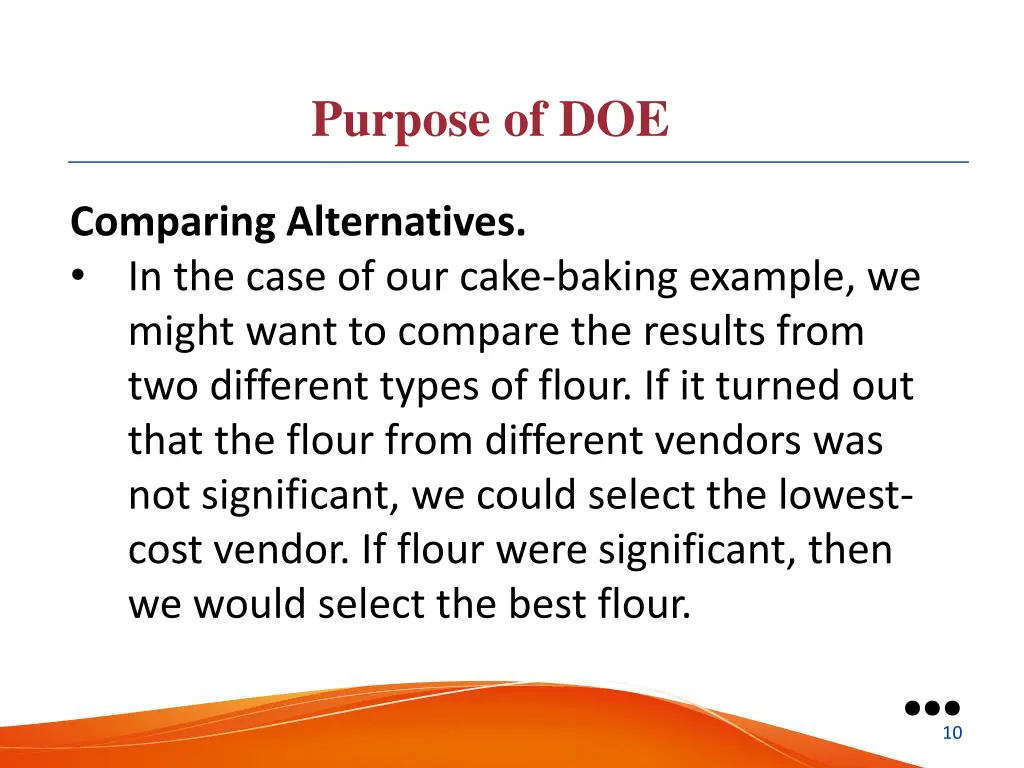 purpose of doe