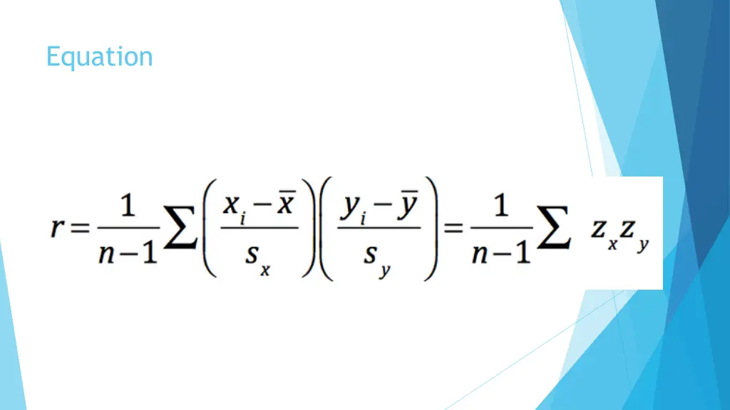 equation