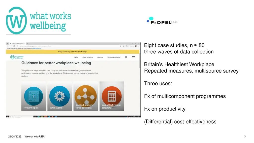 eight case studies n 80 three waves of data