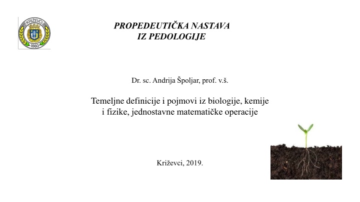 propedeuti ka nastava iz pedologije