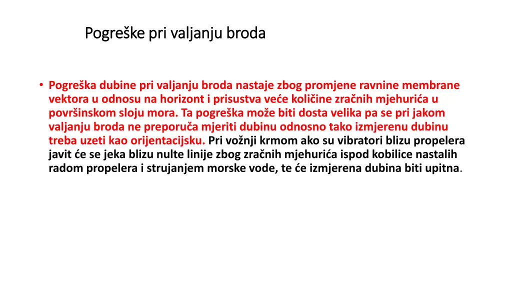 pogre ke pri valjanju broda pogre ke pri valjanju
