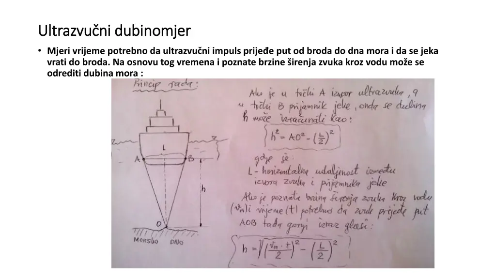 ultrazvu ni dubinomjer ultrazvu ni dubinomjer