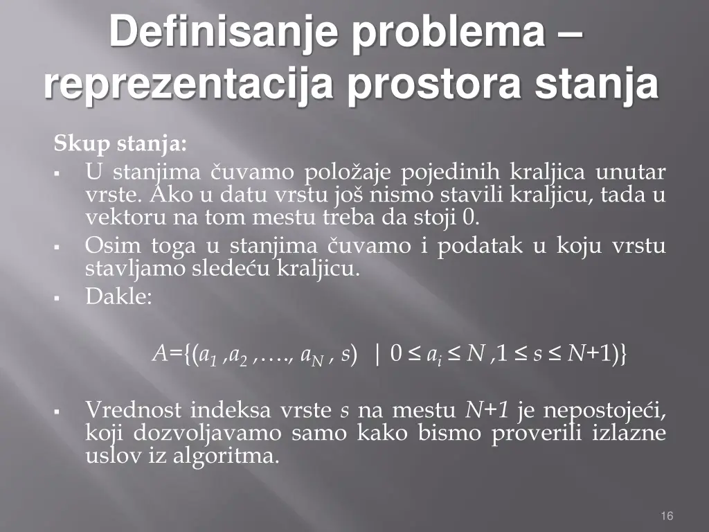 definisanje problema reprezentacija prostora 4