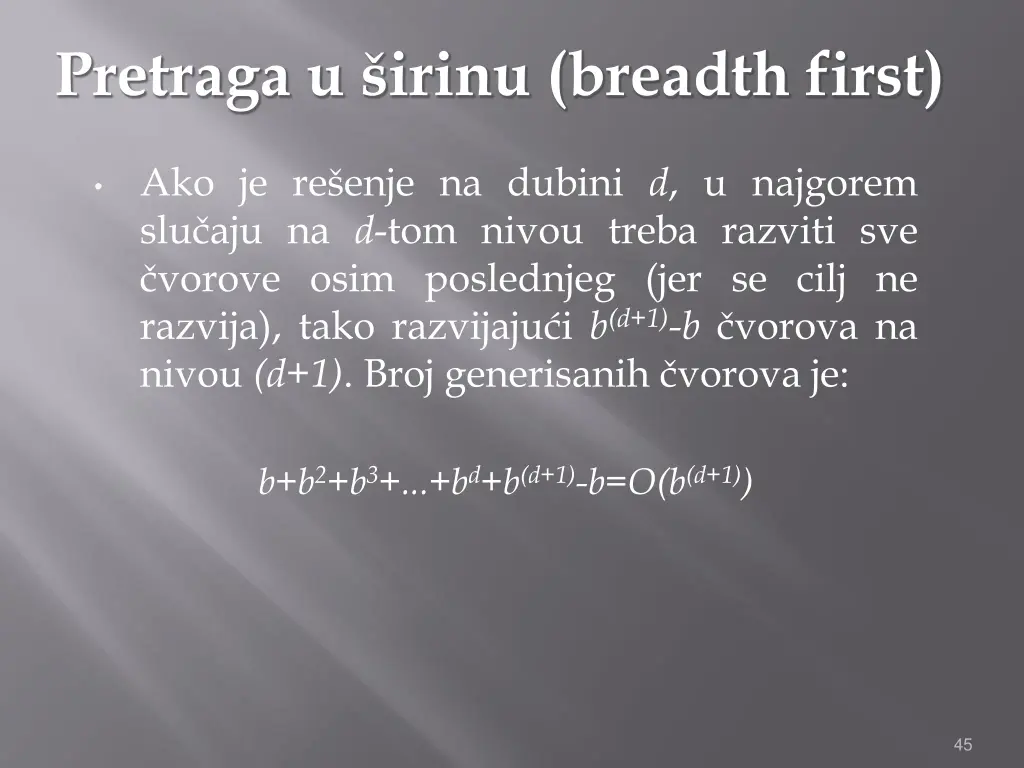 pretraga u irinu breadth first 3