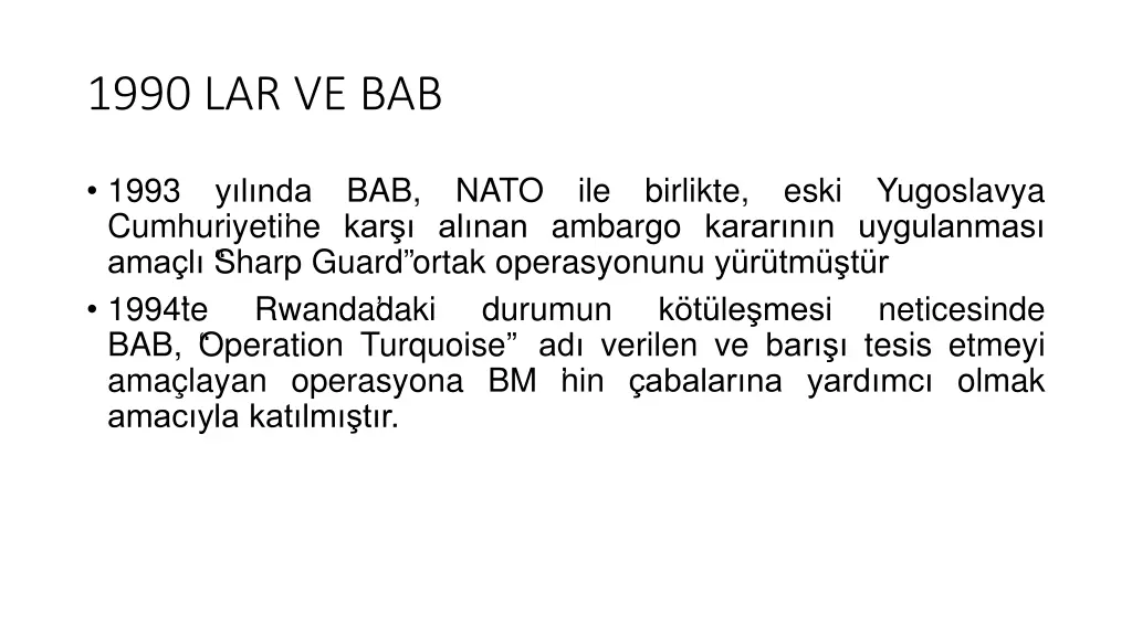 1990 lar ve bab