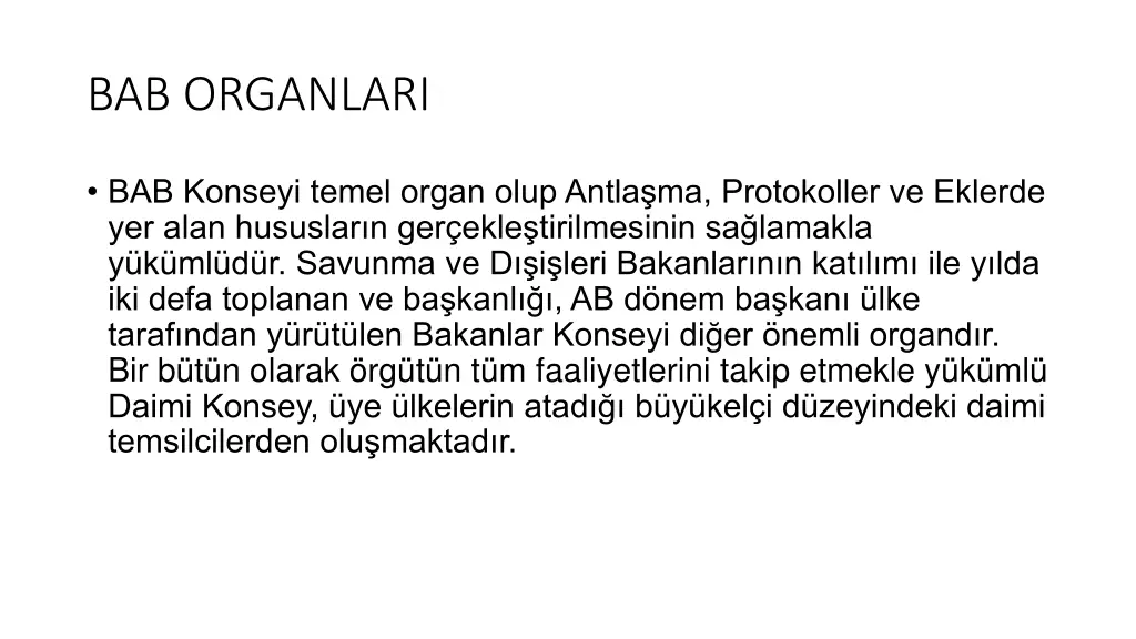 bab organlari