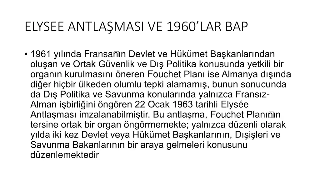 elysee antla masi ve 1960 lar bap