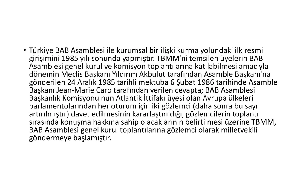 t rkiye bab asamblesi ile kurumsal