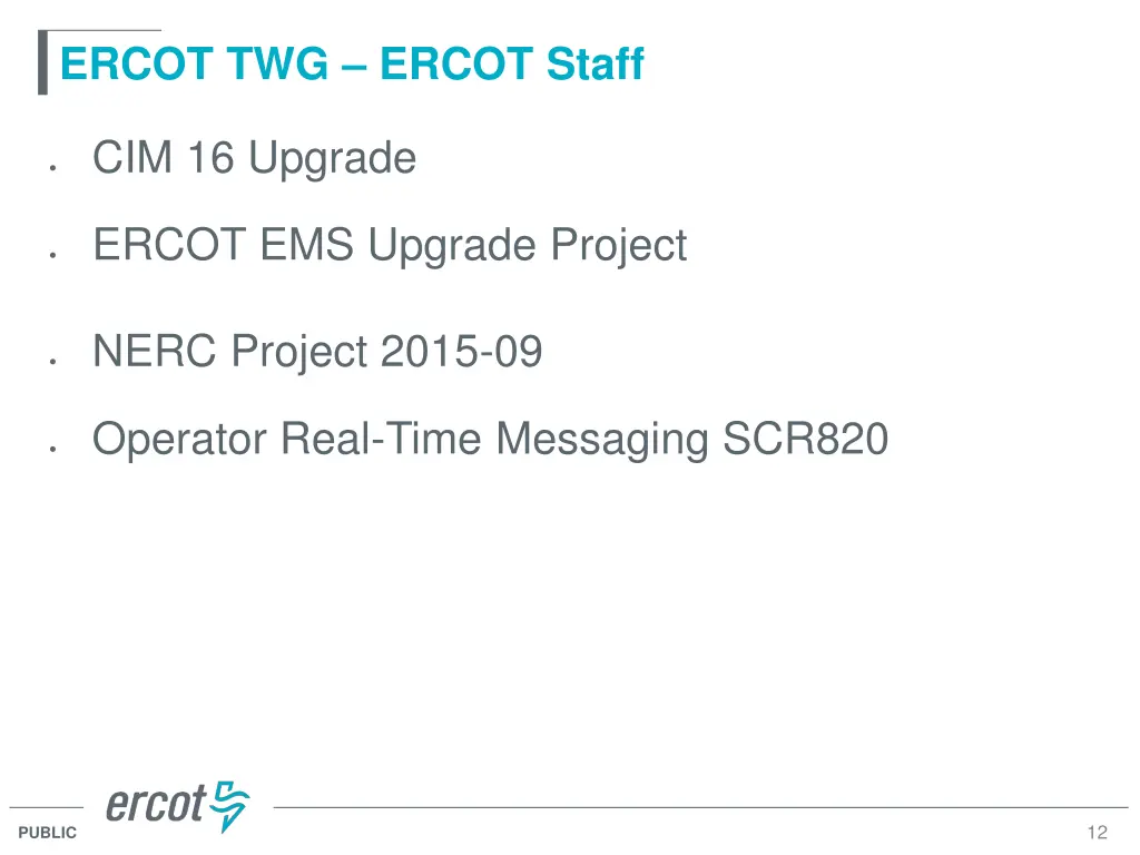 ercot twg ercot staff