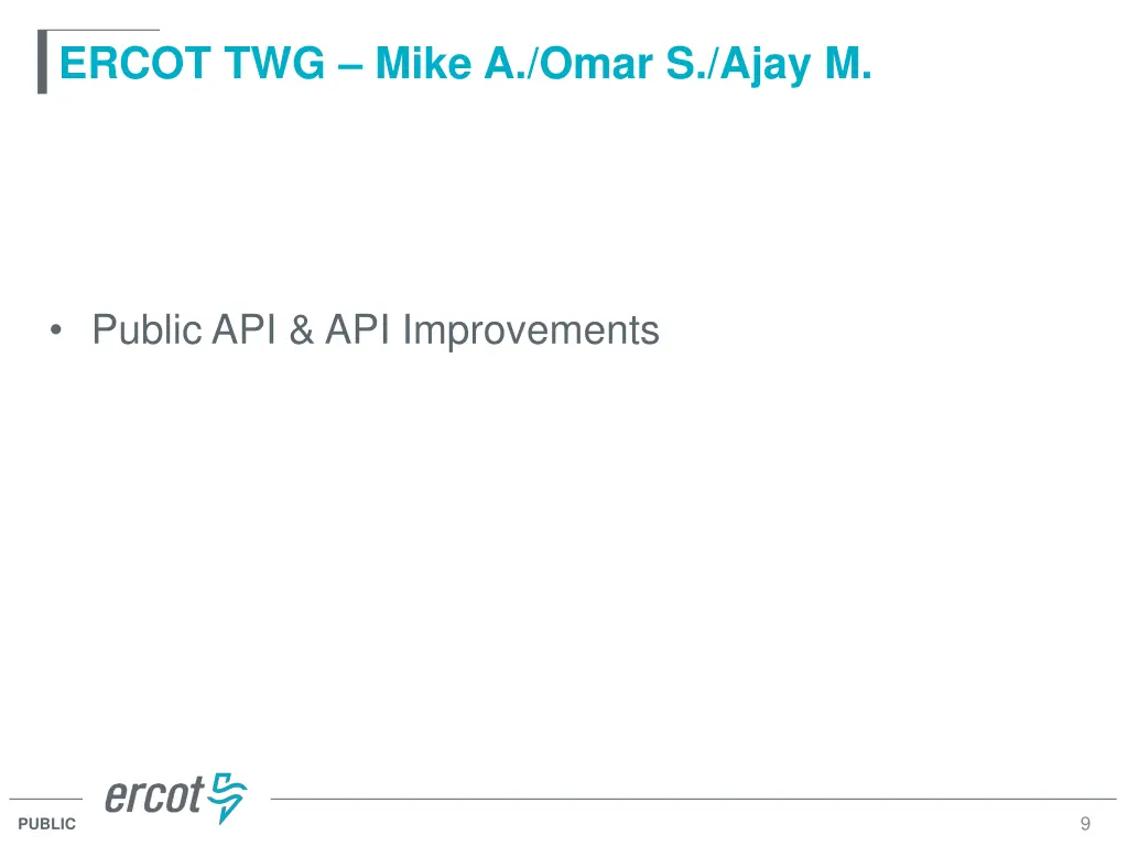 ercot twg mike a omar s ajay m