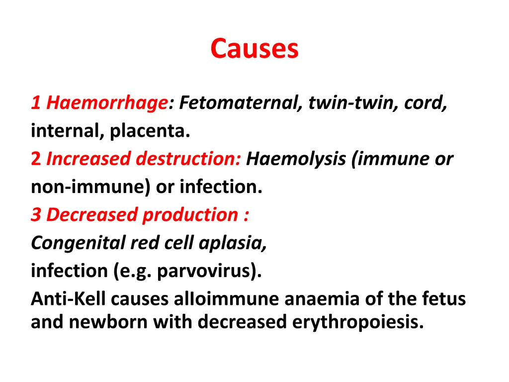 causes
