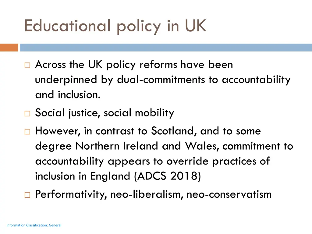 educational policy in uk