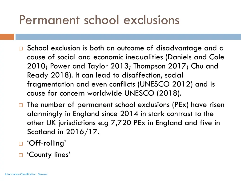 permanent school exclusions