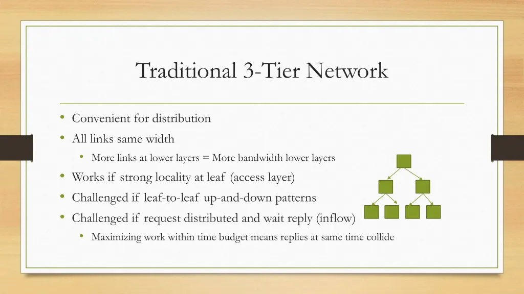traditional 3 tier network