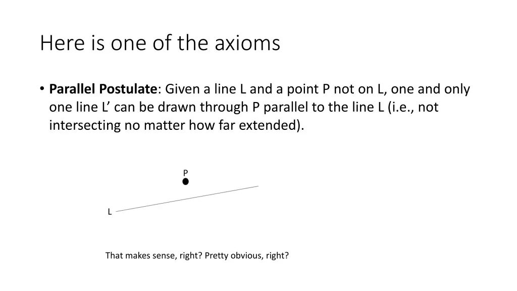 here is one of the axioms