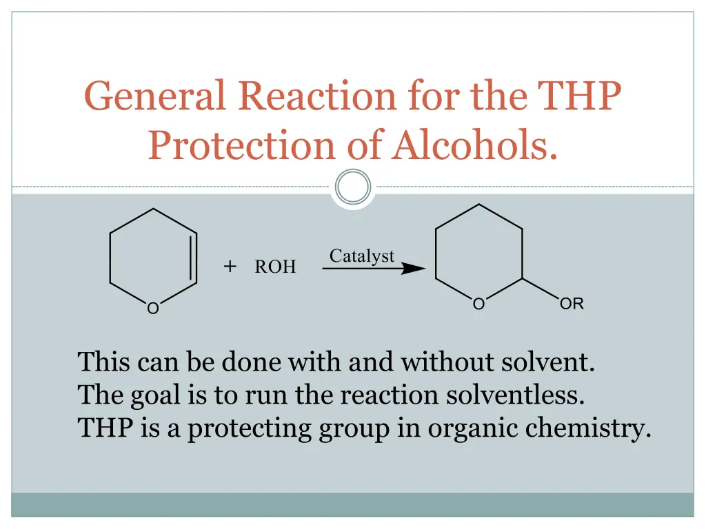 general reaction for the thp protection