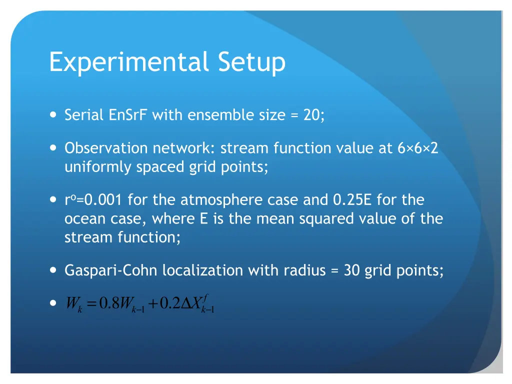 experimental setup