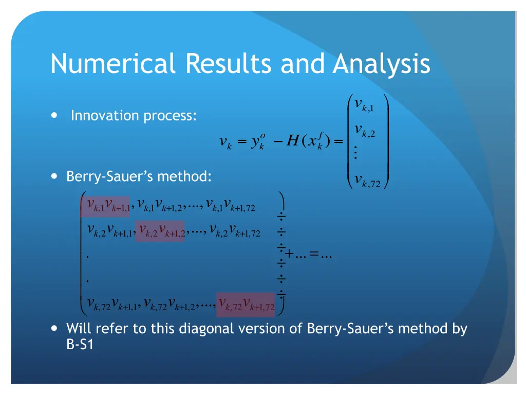numerical results and analysis 4