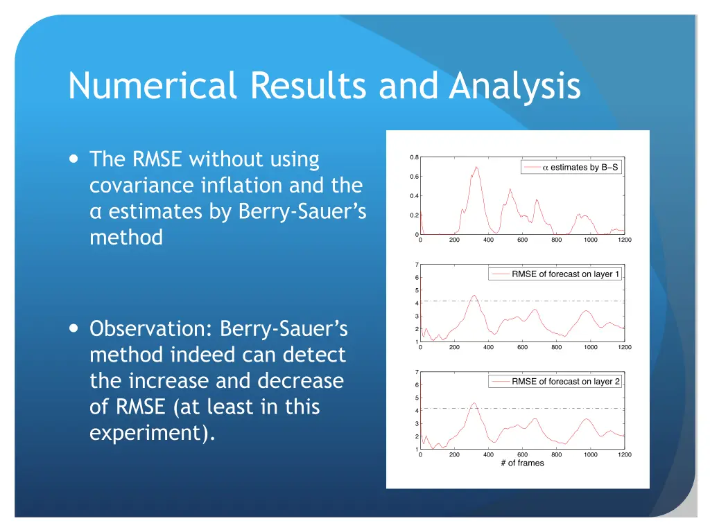 numerical results and analysis