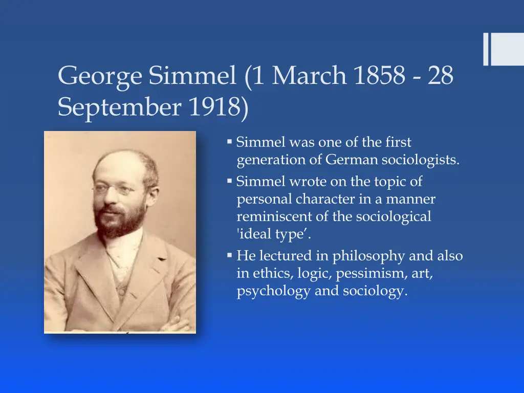 george simmel 1 march 1858 28 september 1918