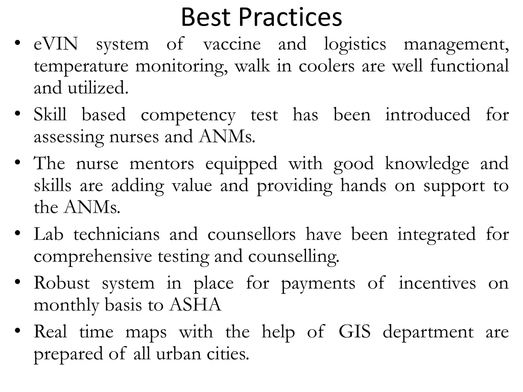 best practices vaccine and logistics management 1
