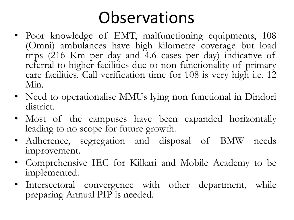 observations 1