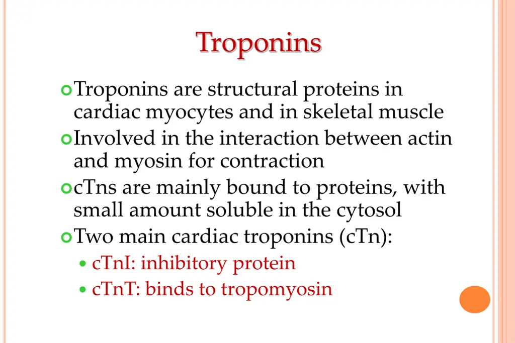 troponins