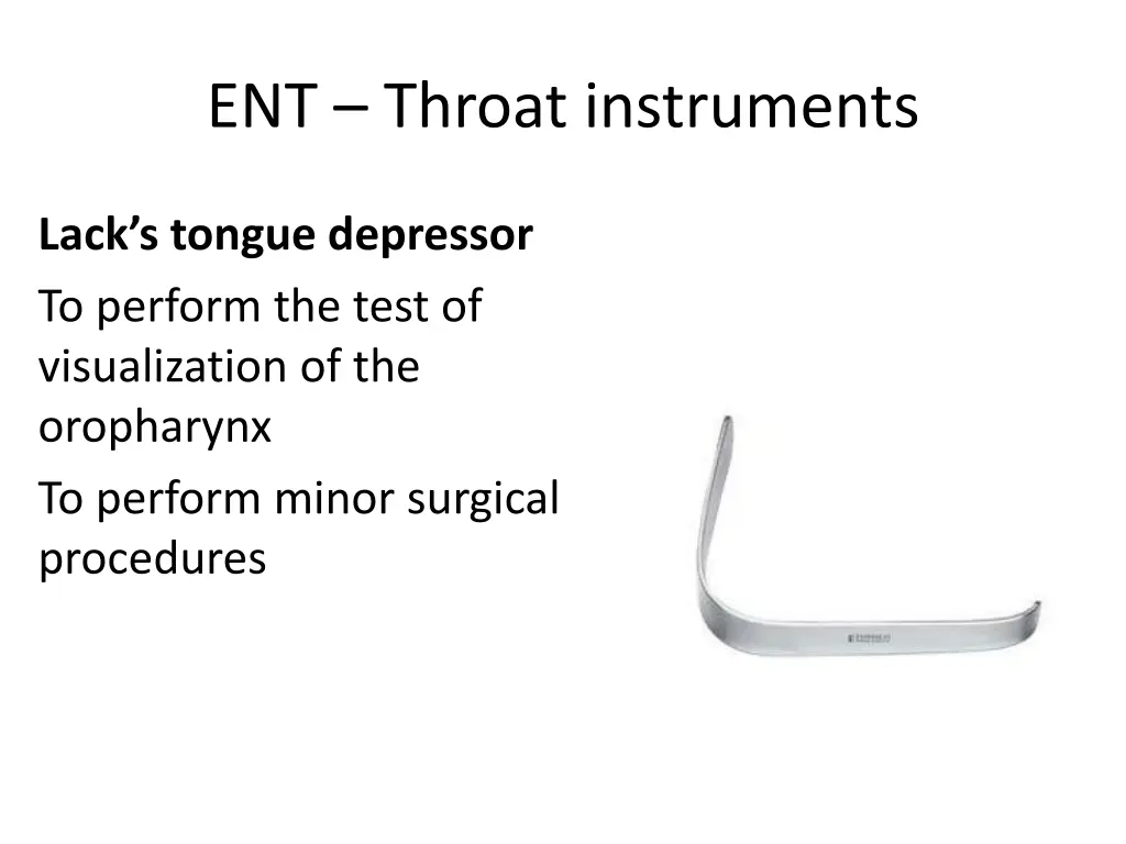 ent throat instruments 2