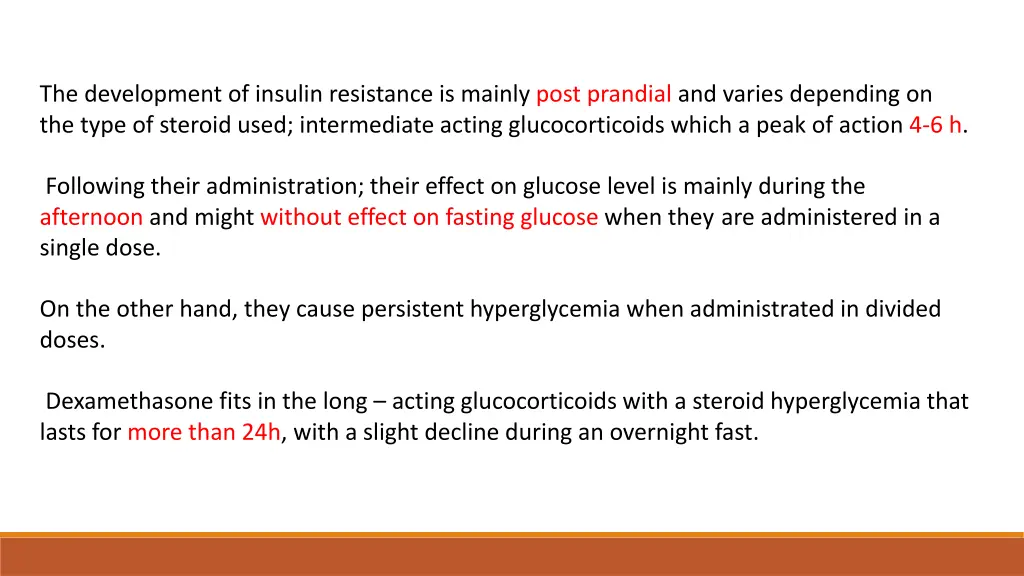 the development of insulin resistance is mainly