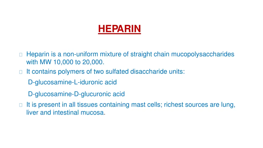 heparin