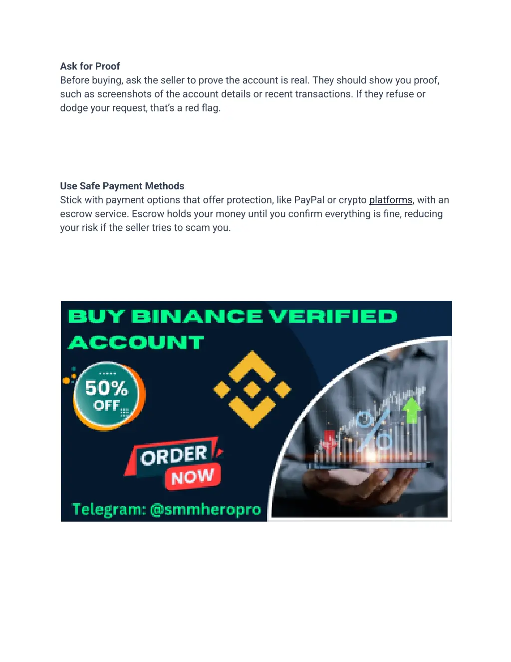 ask for proof before buying ask the seller
