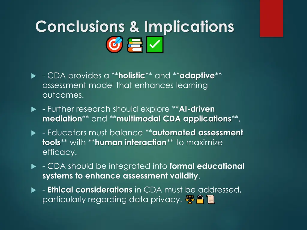 conclusions implications