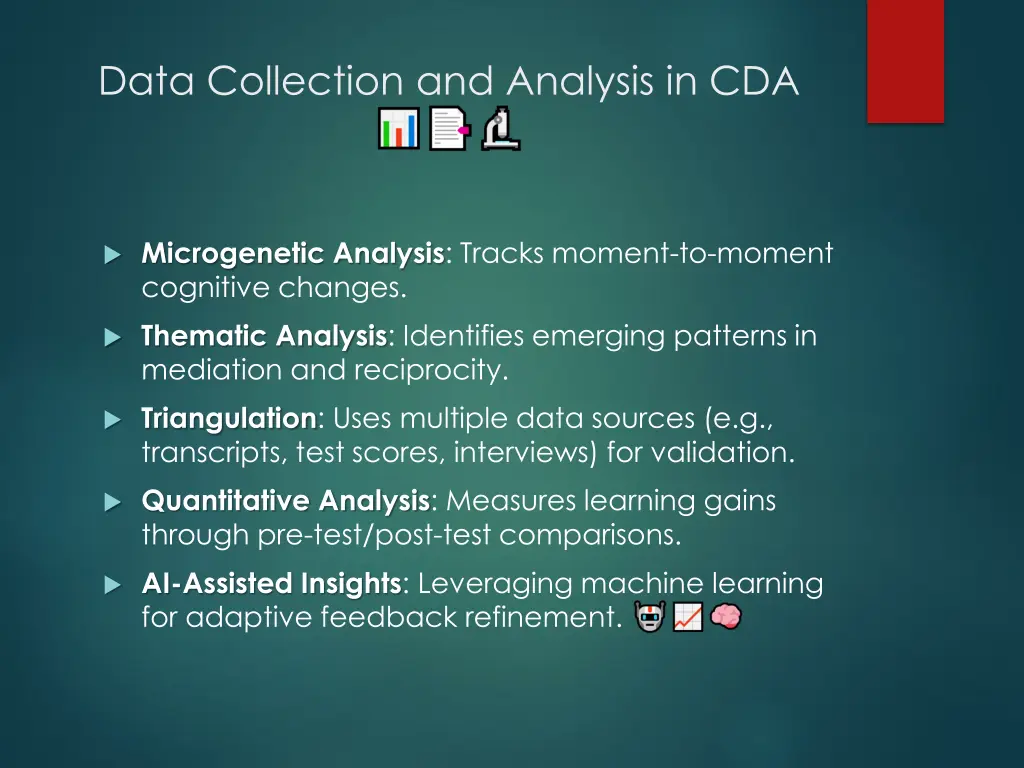 data collection and analysis in cda