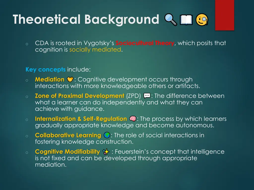 theoretical background