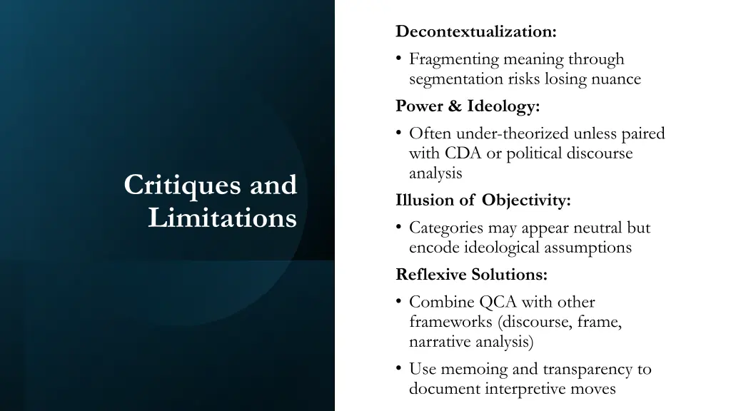 decontextualization fragmenting meaning through
