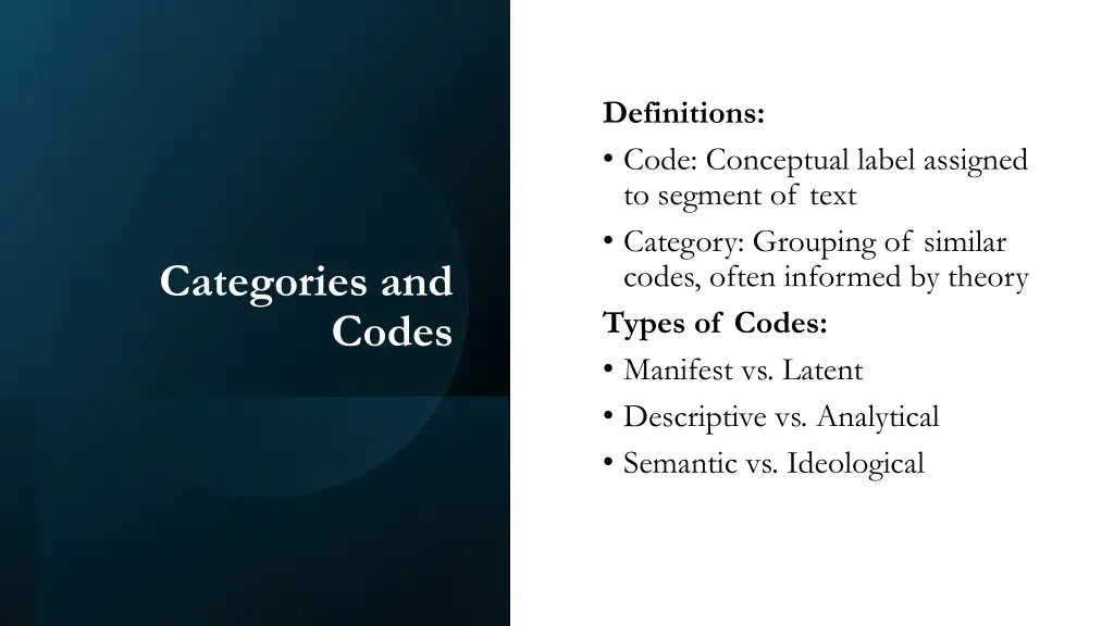 definitions code conceptual label assigned