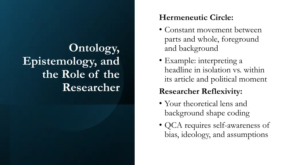 hermeneutic circle constant movement between