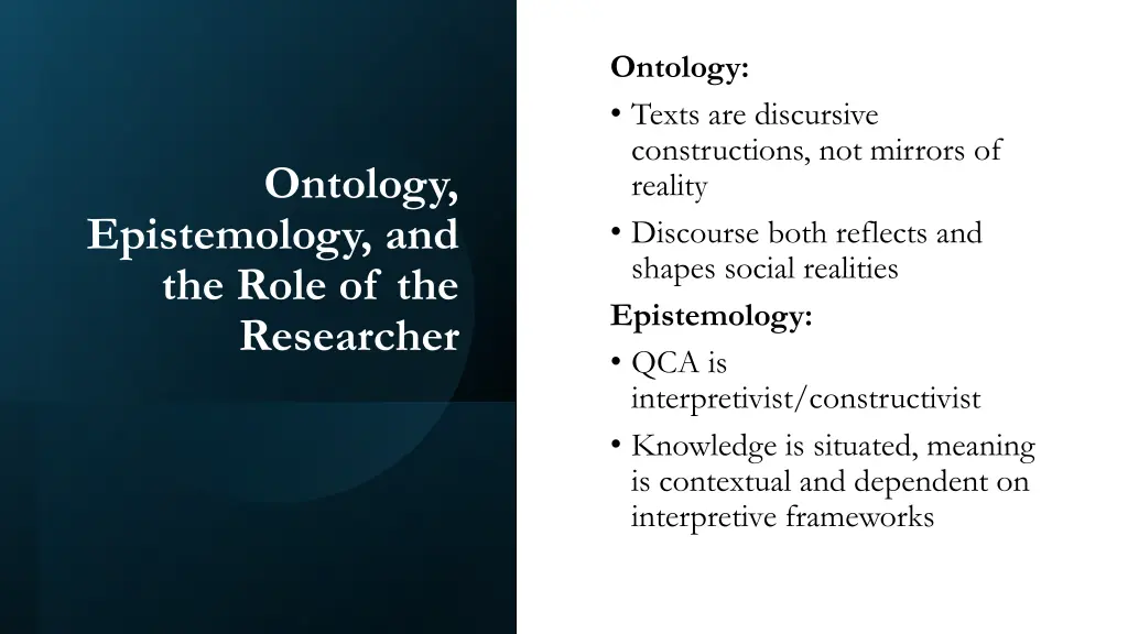 ontology texts are discursive constructions