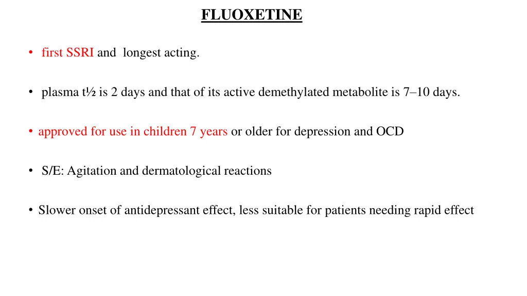 fluoxetine