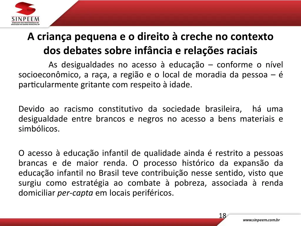 a crian a pequena e o direito a creche 1