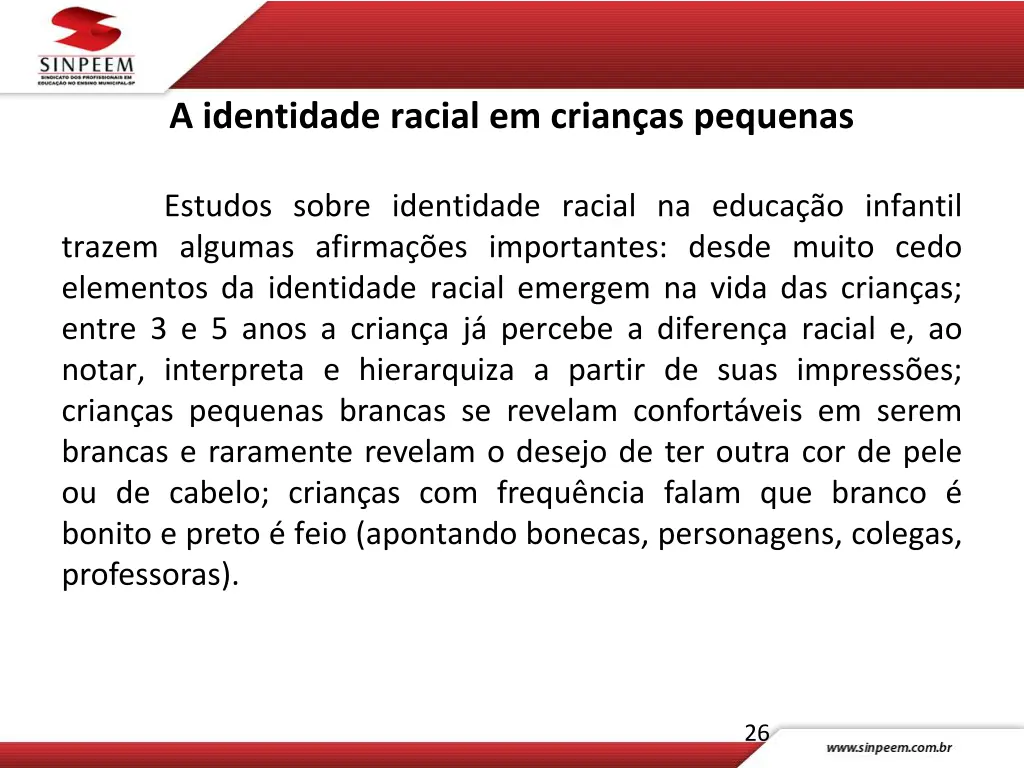 a identidade racial em crian as pequenas